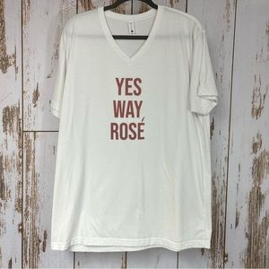Next Level. Yes Way Rose' Shirt. Size XL. In good used condition!